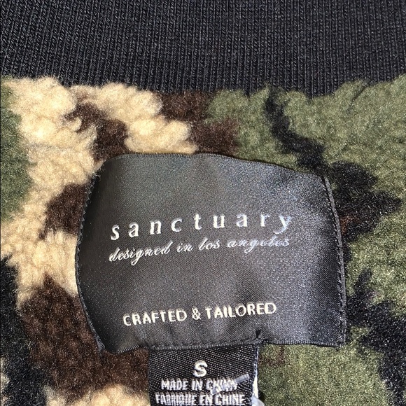Sanctuary Camo Sherpa jacket - Picture 4 of 5